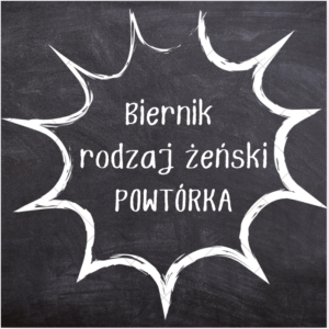 W bierniku w rodzaju żeńskim nie ma -u!